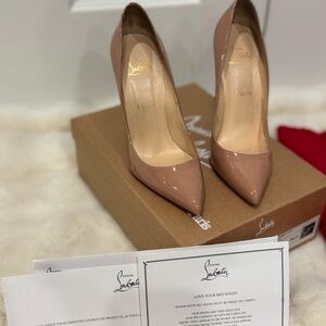 Christian Louboutin Blush Patent Leather Heels